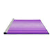 Sideview of Machine Washable Transitional Violet Purple Rug, wshpat2762pur