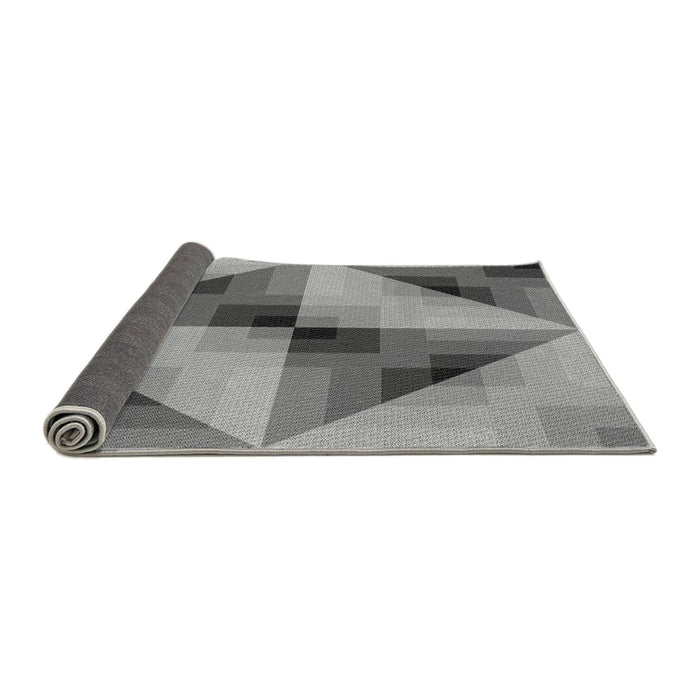 Thickness of Patterned Carbon Gray Rug, pat2763gry