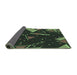 Thickness of Patterned Green Rug, pat2764grn