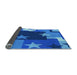 Thickness of Patterned Blueberry Blue Rug, pat2765lblu