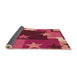 Thickness of Patterned Crimson Red Rug, pat2765org