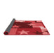 Thickness of Patterned Red Rug, pat2765rd