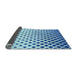 Thickness of Patterned Blue Rug, pat2767lblu