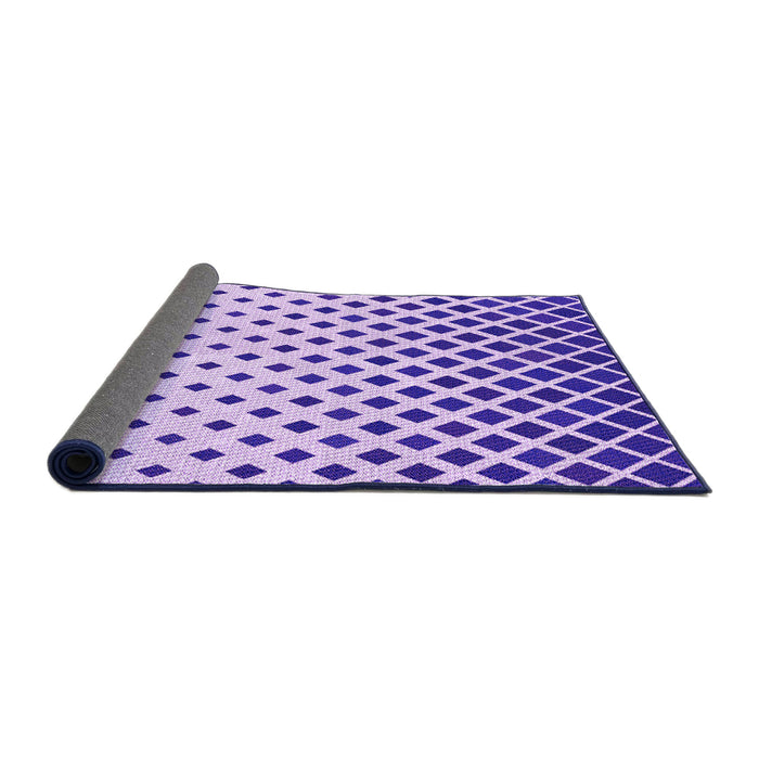 Thickness of Patterned Purple Rug, pat2767pur