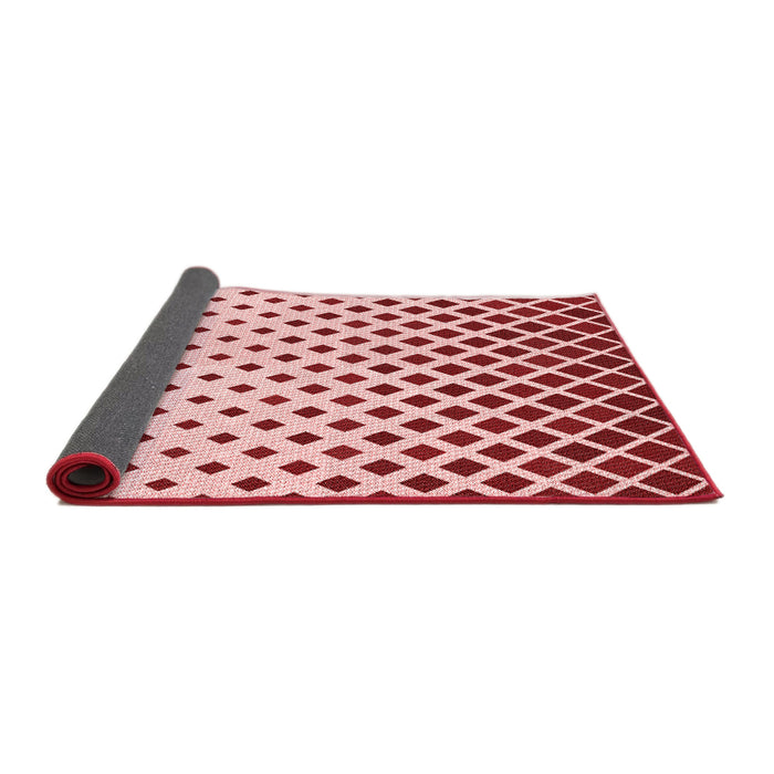 Thickness of Patterned Red Rug, pat2767rd