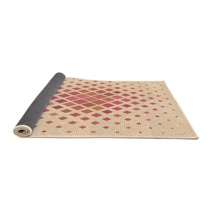 Thickness of Patterned Navajo White Gold Rug, pat2769org