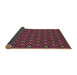 Thickness of Patterned Brown Rug, pat2772brn