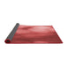 Thickness of Patterned Red Rug, pat2785rd