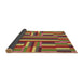 Thickness of Patterned Caramel Brown Rug, pat2788brn