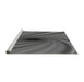 Sideview of Machine Washable Transitional Gray Rug, wshpat2789gry