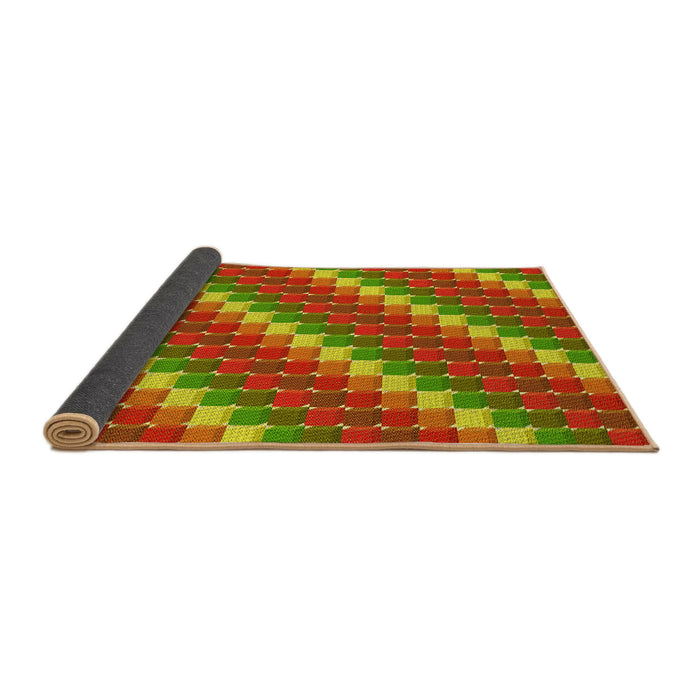 Thickness of Patterned Pistachio Green Rug, pat2792yw