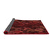 Thickness of Patterned Red Rug, pat2793rd
