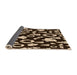 Thickness of Patterned Light Copper Gold Rug, pat280org