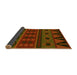 Thickness of Patterned Tomato Red Rug, pat2800yw