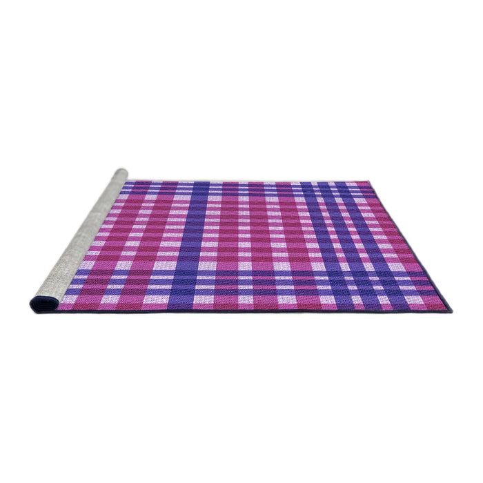 Sideview of Machine Washable Transitional Purple Rug, wshpat2802pur