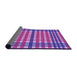 Thickness of Patterned Purple Rug, pat2802pur