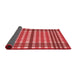 Thickness of Patterned Red Rug, pat2802rd