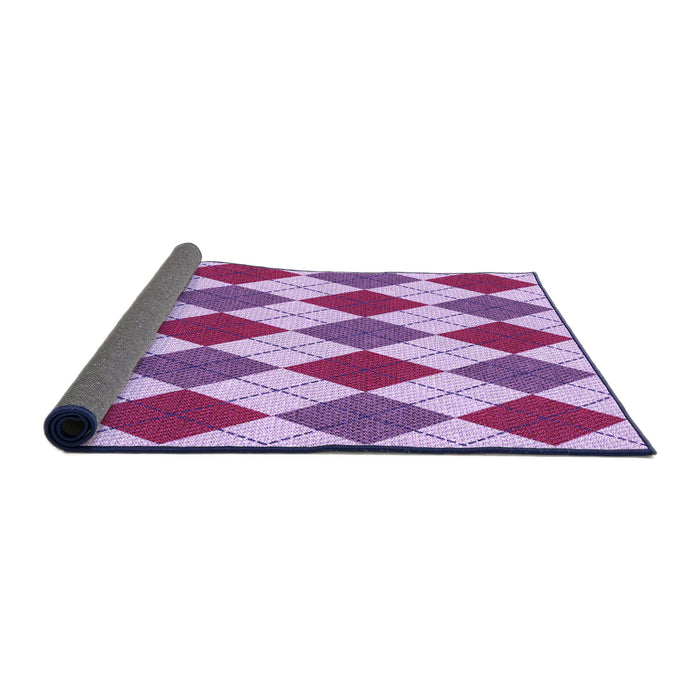 Thickness of Patterned Blossom Pink Rug, pat2803pur