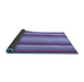 Thickness of Patterned Purple Violet Purple Rug, pat2806blu
