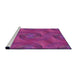 Sideview of Machine Washable Transitional Medium Violet Red Pink Rug, wshpat2807pur