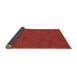 Thickness of Patterned Red Rug, pat2812brn