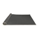 Thickness of Patterned Charcoal Black Rug, pat2814gry