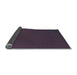 Thickness of Patterned Purple Lily Purple Rug, pat2814lblu