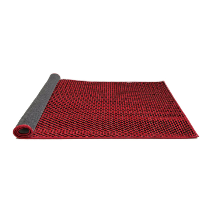 Thickness of Patterned Red Rug, pat2814rd