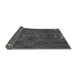 Thickness of Patterned Black Rug, pat2825gry
