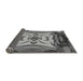 Thickness of Patterned Dark Gray Rug, pat2829gry