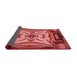 Thickness of Patterned Red Rug, pat2829rd