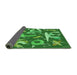 Thickness of Patterned Green Rug, pat2830grn