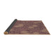 Thickness of Patterned Light Copper Gold Rug, pat2831brn