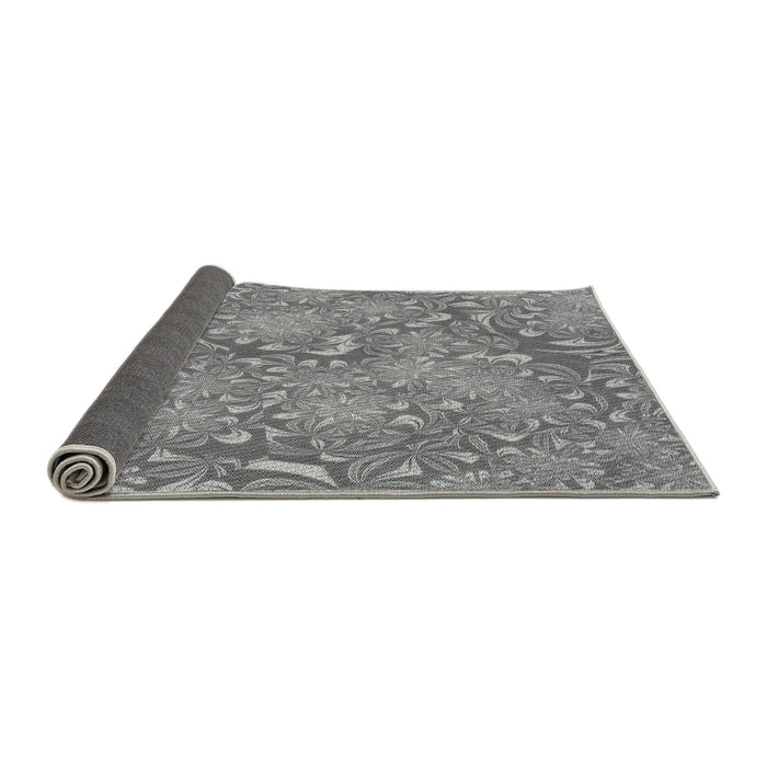 Thickness of Patterned Gray Rug, pat2833gry