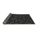 Thickness of Patterned Black Rug, pat2834gry