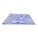 Sideview of Machine Washable Transitional Purple Rug, wshpat2835blu