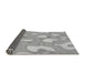 Thickness of Patterned Silver Gray Rug, pat2835gry