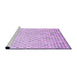 Sideview of Machine Washable Transitional Purple Rug, wshpat2837pur