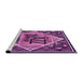 Sideview of Machine Washable Transitional Violet Purple Rug, wshpat2840pur