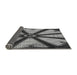 Thickness of Patterned Dark Gray Rug, pat2841gry