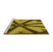 Sideview of Machine Washable Transitional Bakers Brown Rug, wshpat2841yw