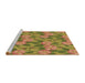 Sideview of Machine Washable Transitional Light Brown Rug, wshpat2847brn