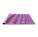 Sideview of Machine Washable Transitional Violet Purple Rug, wshpat285pur