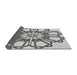 Thickness of Patterned Ash Gray Rug, pat2850gry
