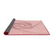 Thickness of Patterned Pastel Red Pink Rug, pat2851rd