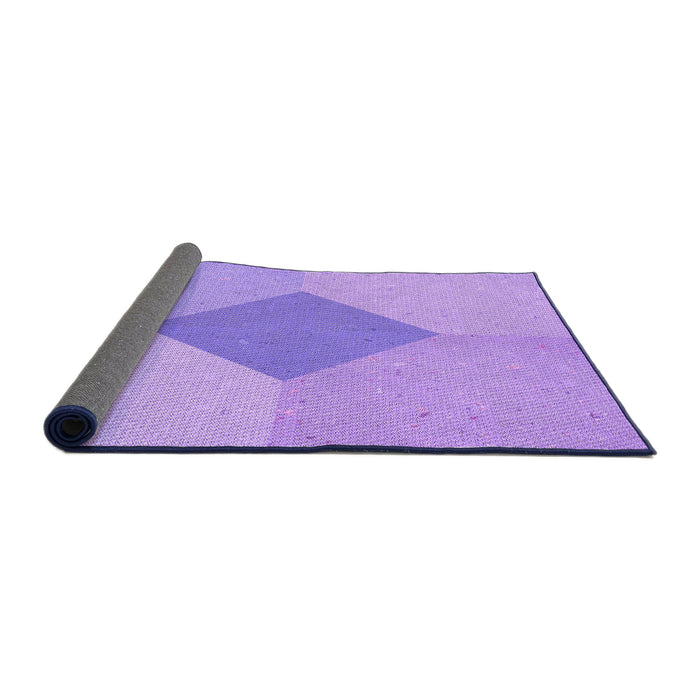 Thickness of Patterned Purple Rug, pat2856pur