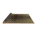 Thickness of Patterned Bakers Brown Rug, pat2862brn