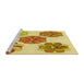 Sideview of Machine Washable Transitional Sedona Brown Rug, wshpat2863yw