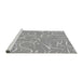 Sideview of Machine Washable Transitional Gray Rug, wshpat2865gry