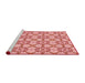 Sideview of Machine Washable Transitional Pastel Pink Rug, wshpat2872rd